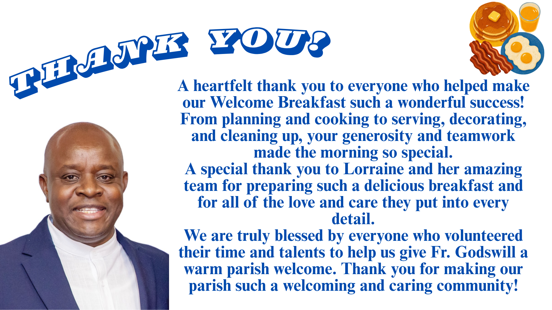 Breakfast Thank You